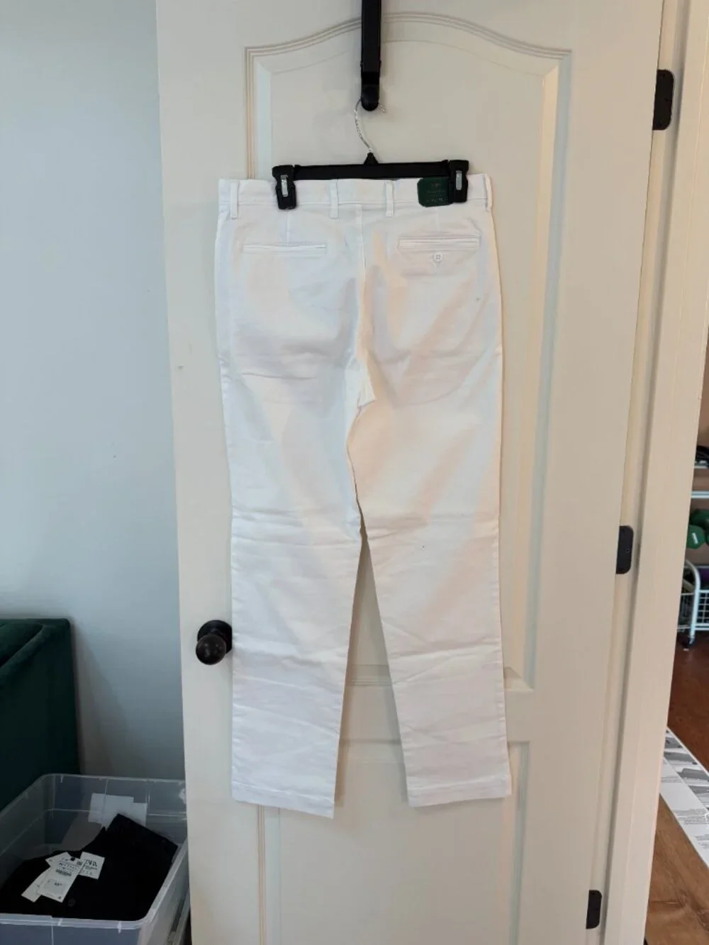 J.Crew Men's Straight Fit Stretch Chino Pants 30x32 White NWT CK890